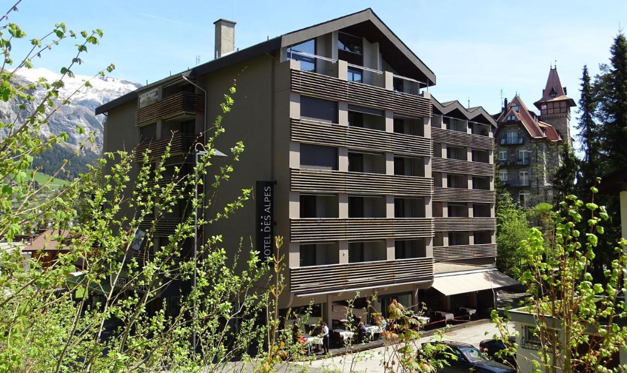 Studio Im Hotel Des Alpes Flims Exteriör bild